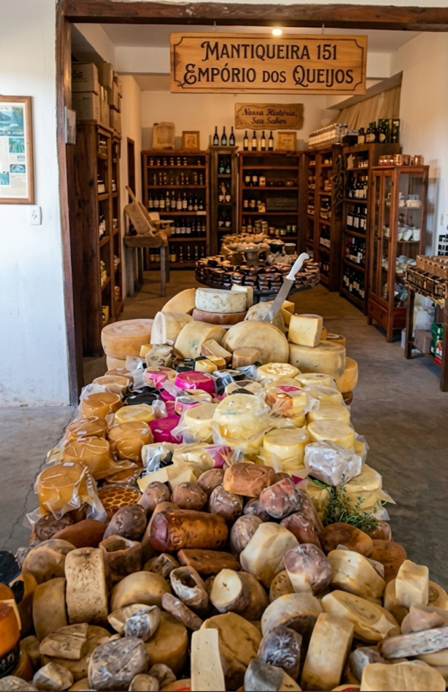 Queijos artesanais da serra